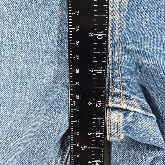 NWT Maurices Edgely High Rise Studded 90's Taper Distressed Jeans Size 16 Short - Picture 5 of 8